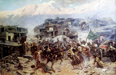 1859, лето — крупномасштабное наступление Барятинского. Уход Шамиля на Гуниб. 1859, лето — крупномасштабное наступление Барятинского. Уход Шамиля на Гуниб.